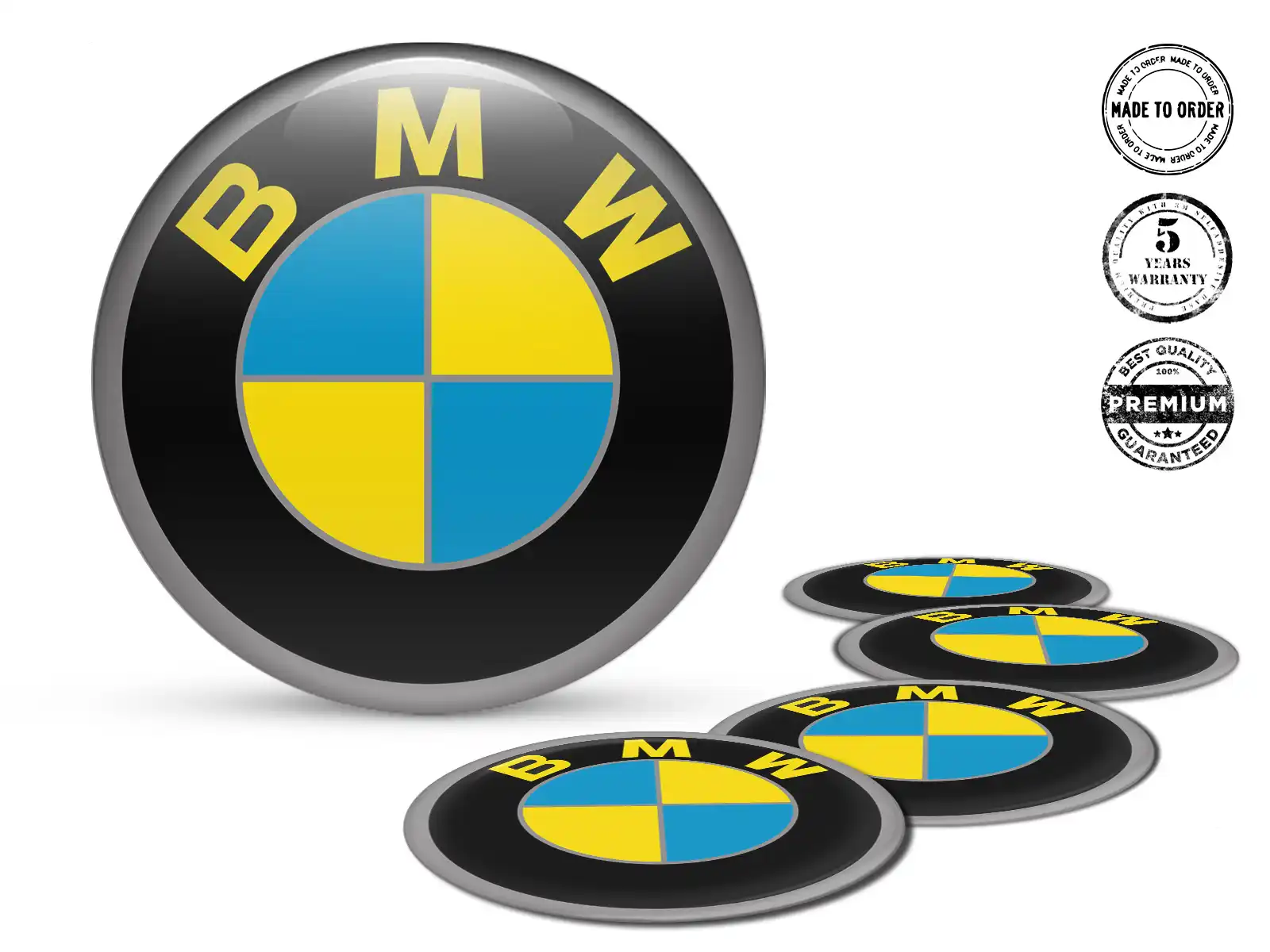 BMW Logo Emblema Cupola Sports Temporal Thrust Wave